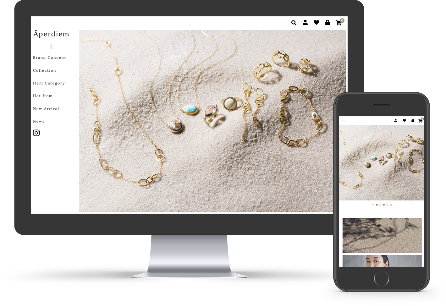 Aperdiem 公式ECサイト